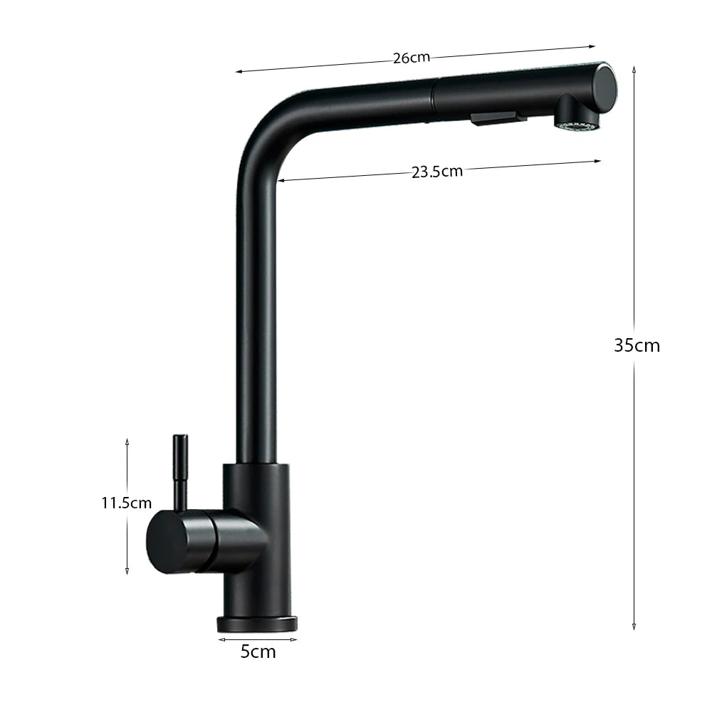 Robinet douchette pour cuisine en laiton
