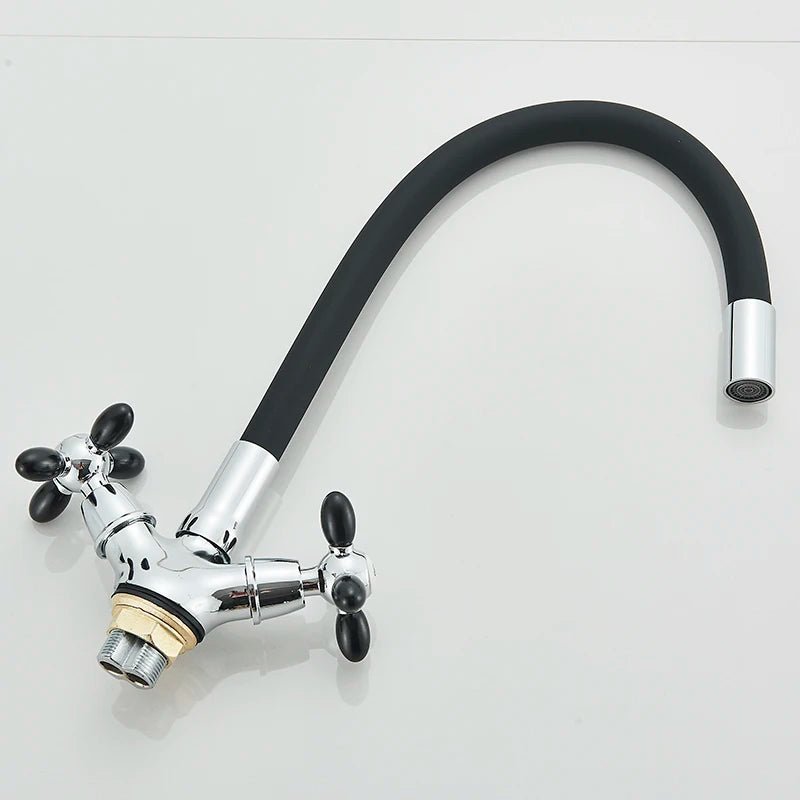 Robinet flexible pour cuisine en inox