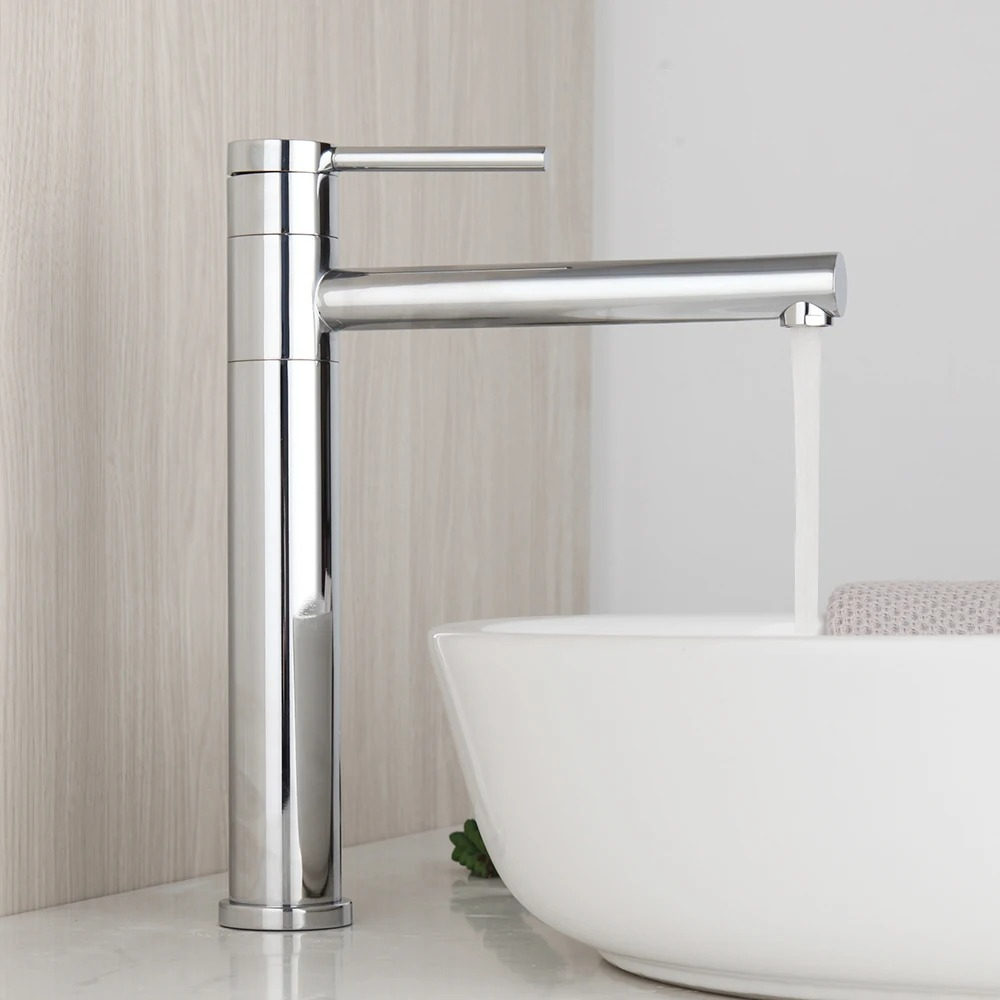 Robinet haut pour vasque salle de bain en laiton