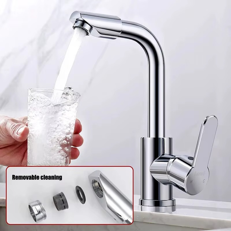 Robinet salle de bain en laiton