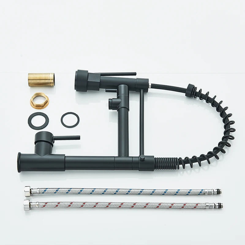 Robinet cuisine flexible en laiton