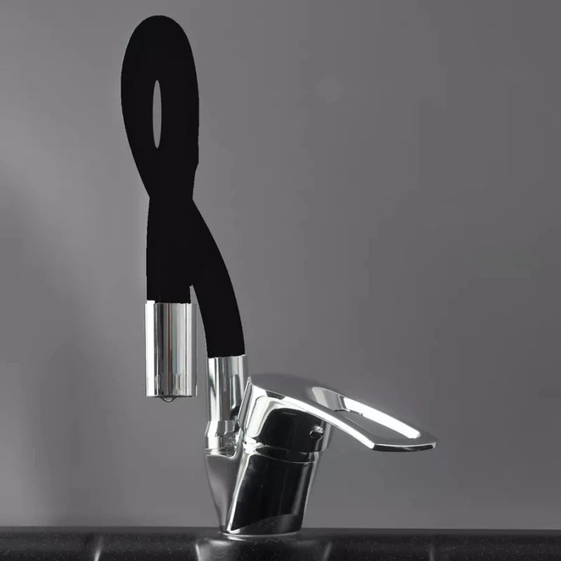 Robinet de cuisine flexible en laiton