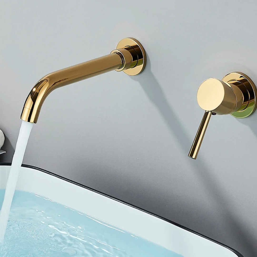 Robinet encastrable pour salle de bain en laiton