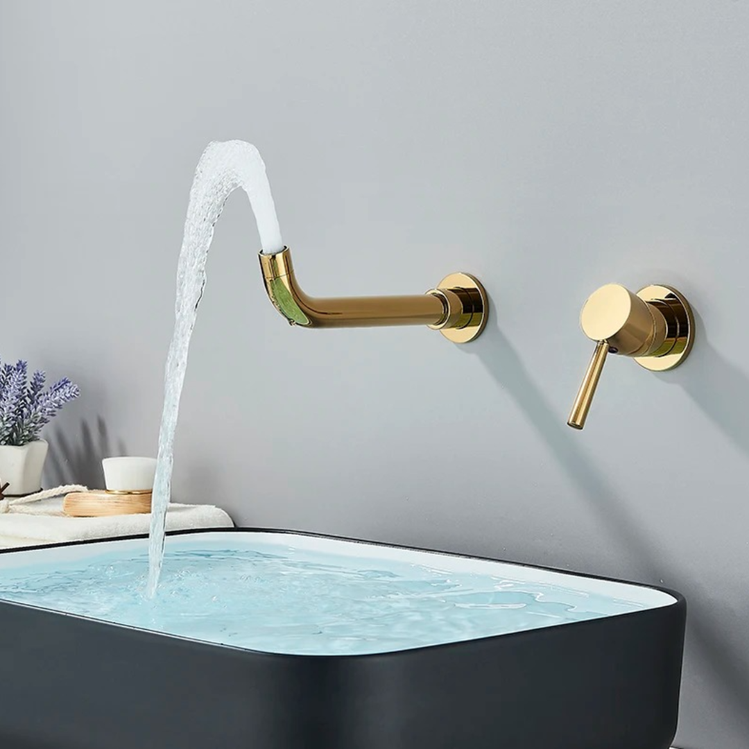 Robinet encastrable pour salle de bain en laiton