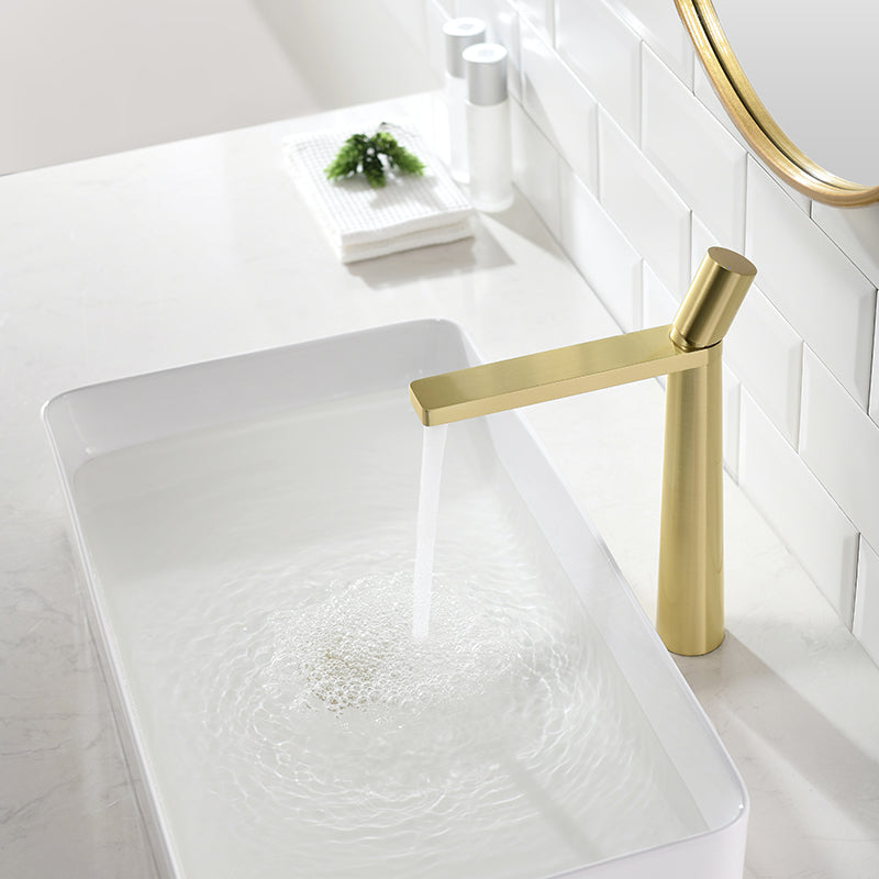 Robinet haut pour vasque salle de bain en laiton