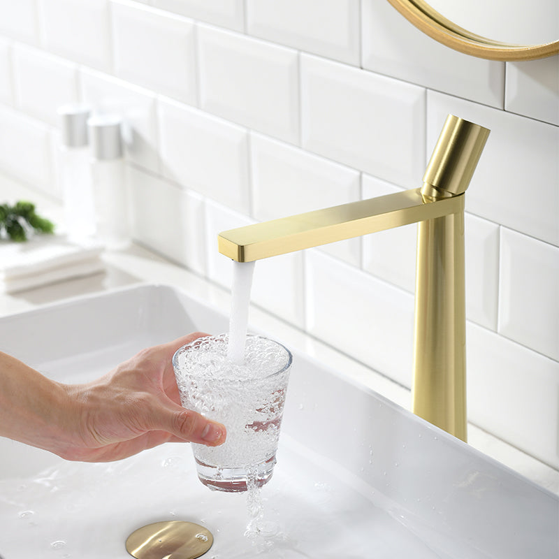 Robinet haut pour vasque salle de bain en laiton