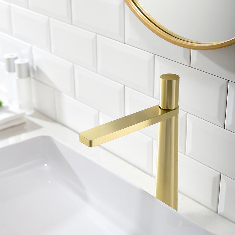 Robinet haut pour vasque salle de bain en laiton