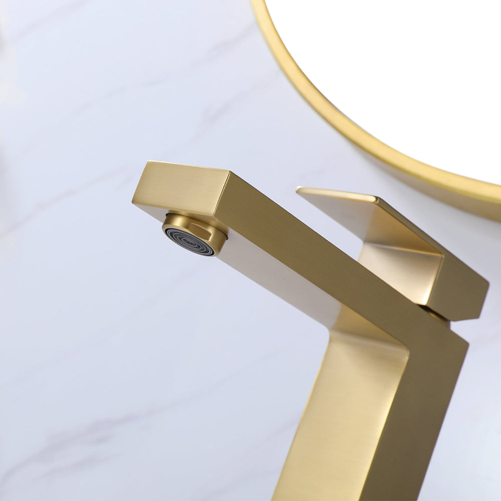 Robinet haut pour vasque salle de bain en laiton