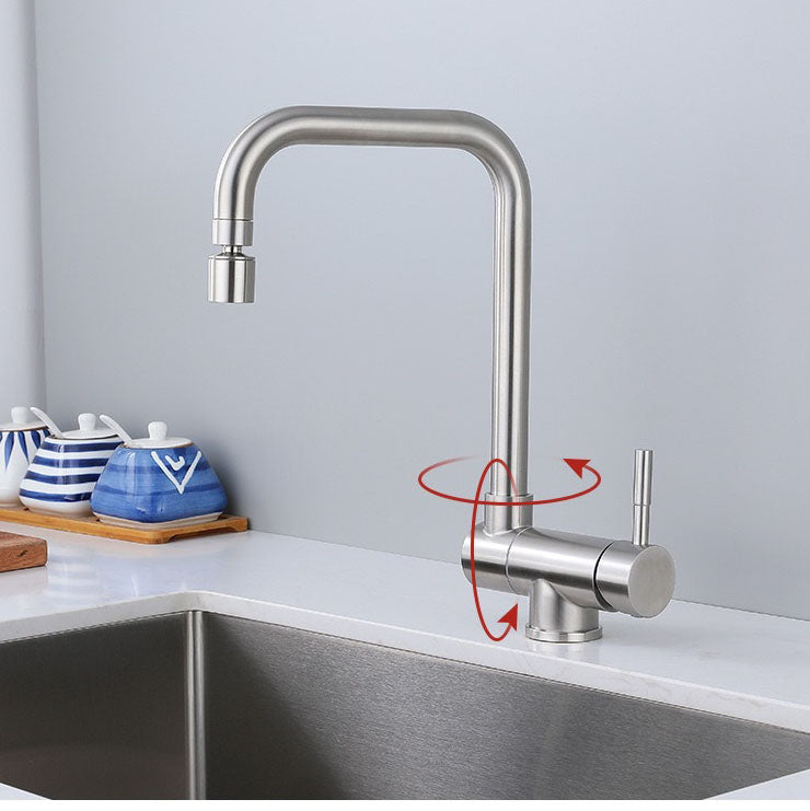 Robinet cuisine pliable sous fenêtre laiton