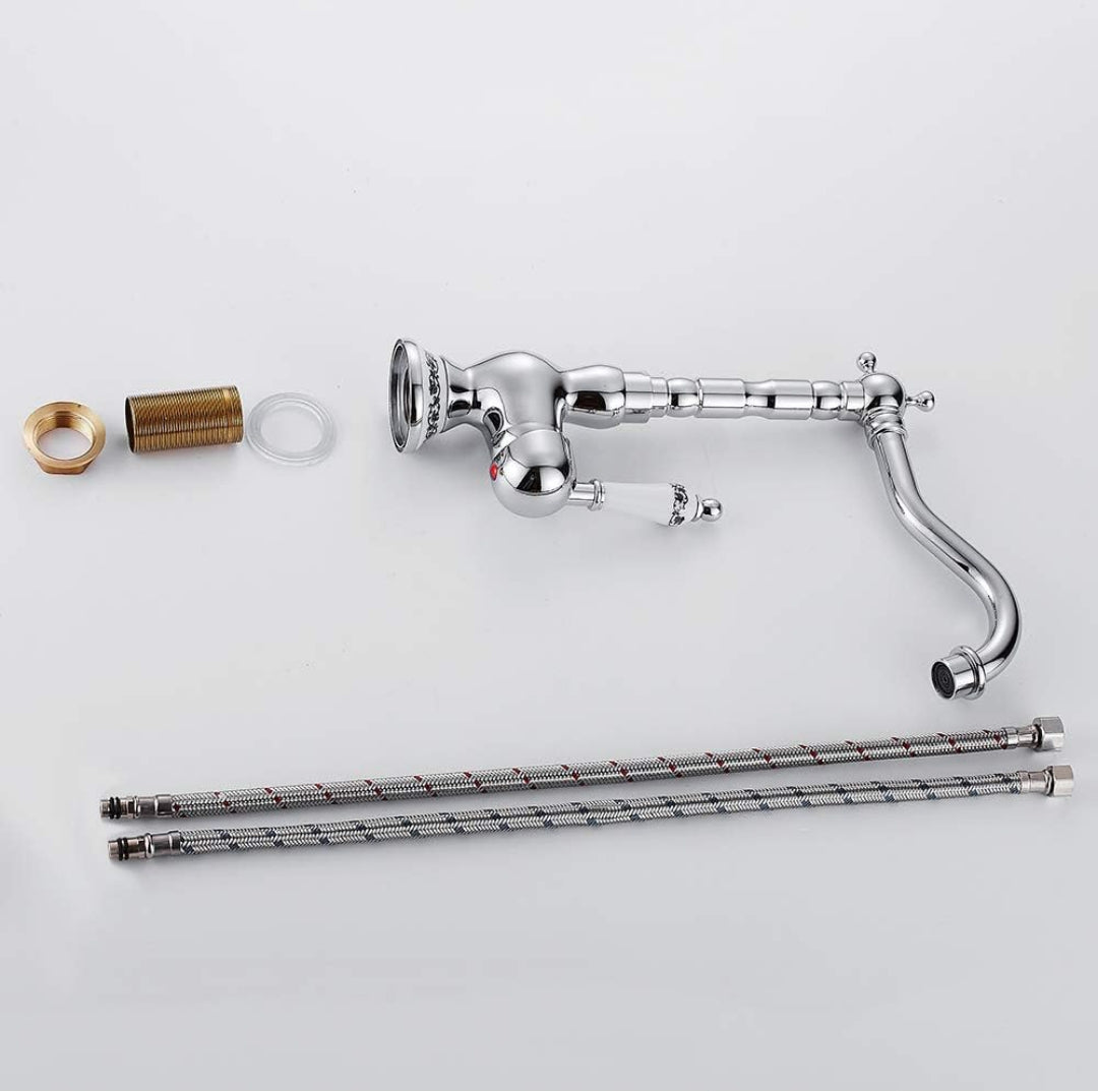 Robinet vintage pour cuisine en laiton