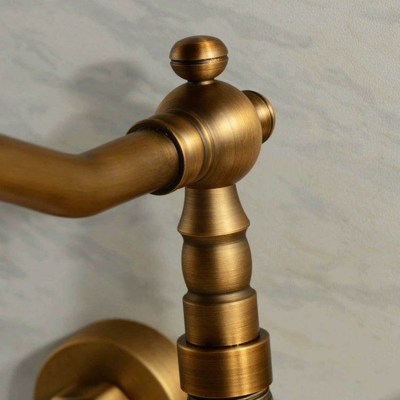 Robinet vintage pour cuisine en laiton