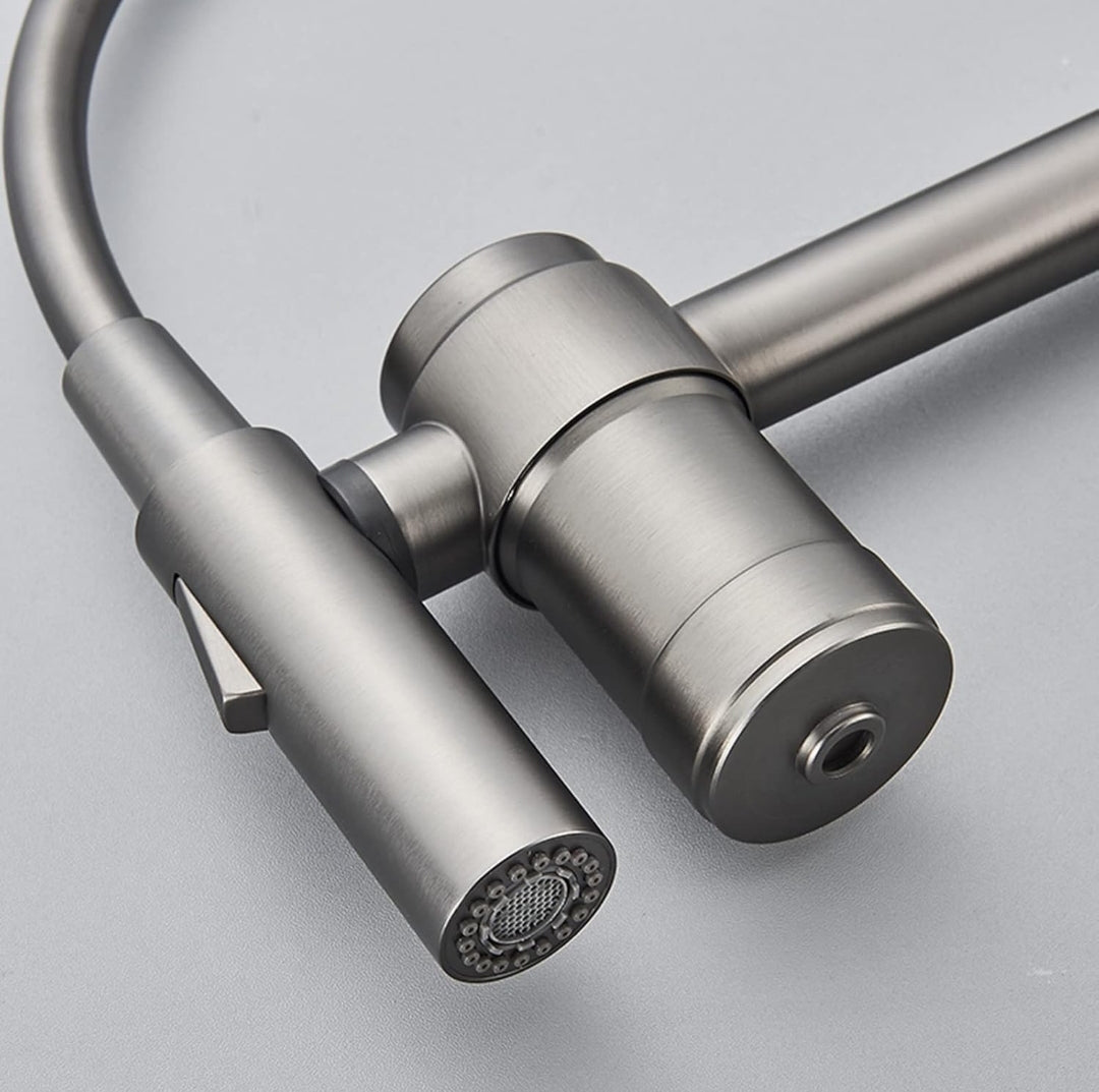 Robinet cuisine flexible en laiton