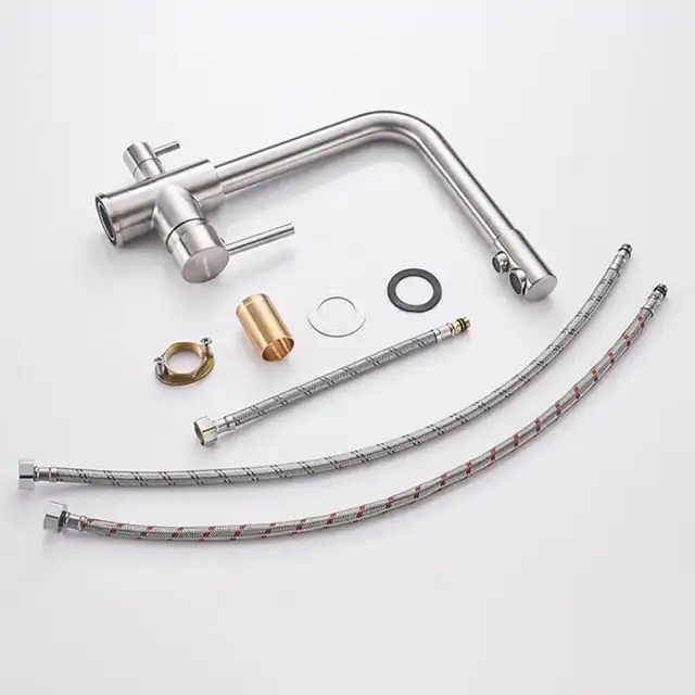 Robinet cuisine purificateur d'eau en laiton