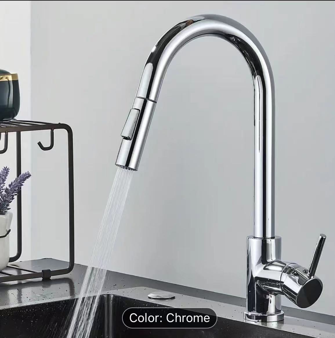 Robinet douchette pour cuisine en laiton