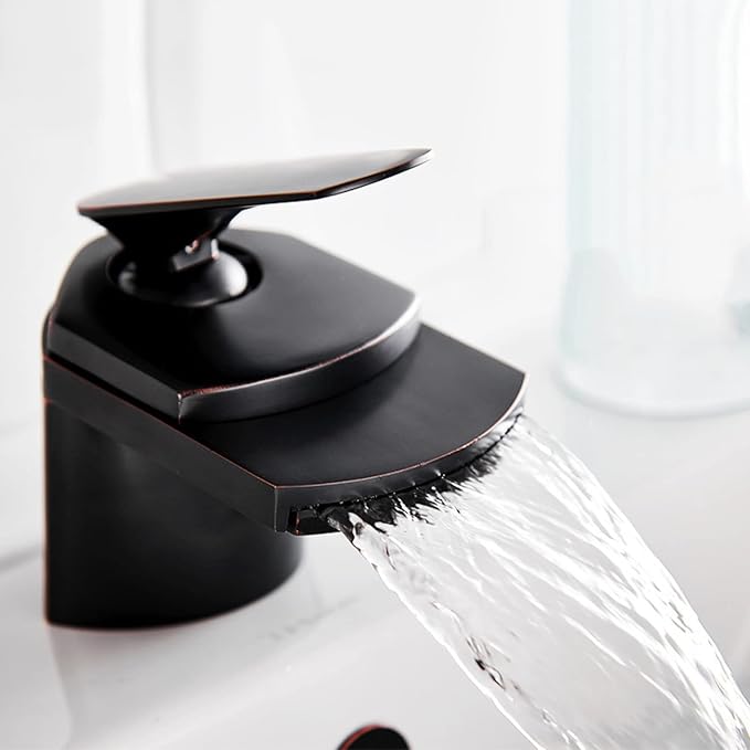 Robinet salle de bain cascade 3 voies en laiton