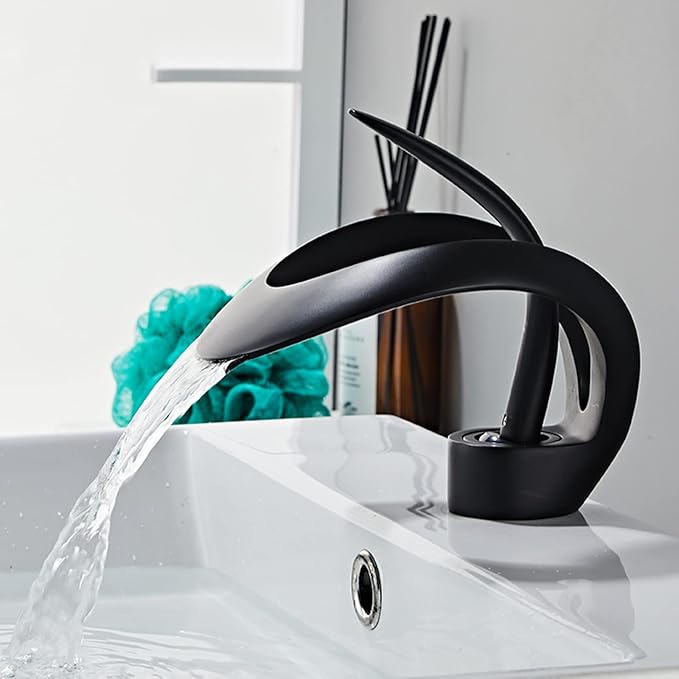 Robinet cascade salle de bain en laiton