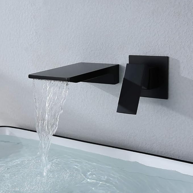 Robinet cascade encastrable pour salle de bain en laiton