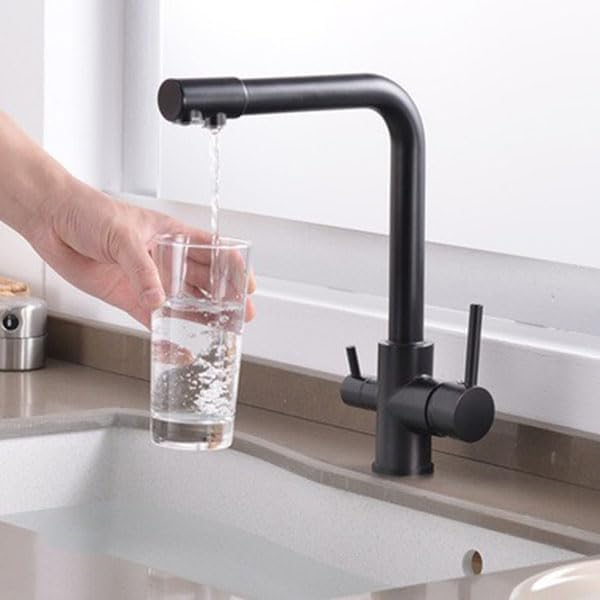 Robinet cuisine purificateur d'eau en laiton
