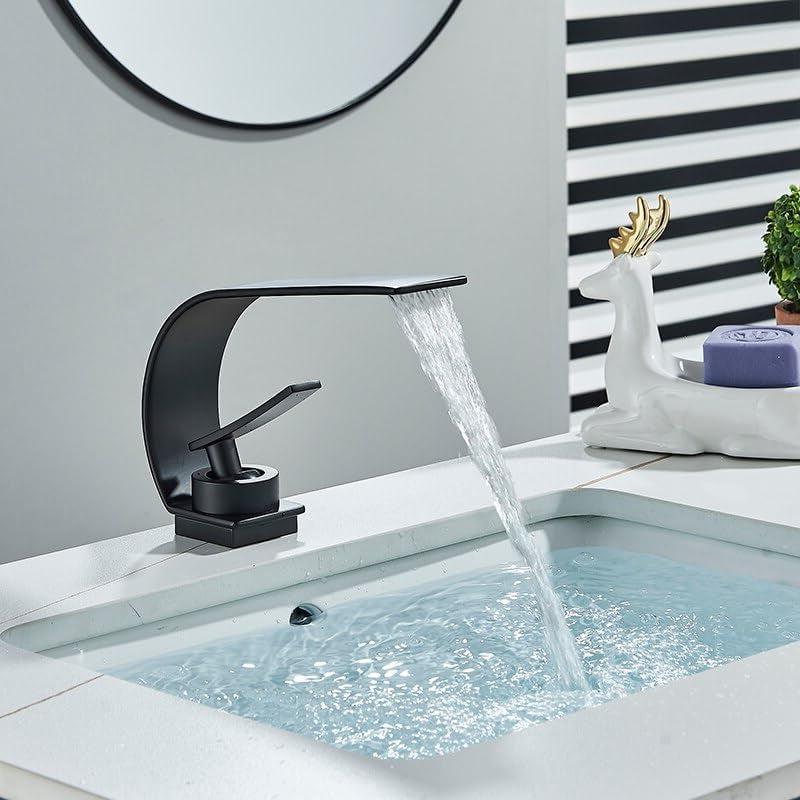 Robinet cascade salle de bain en laiton