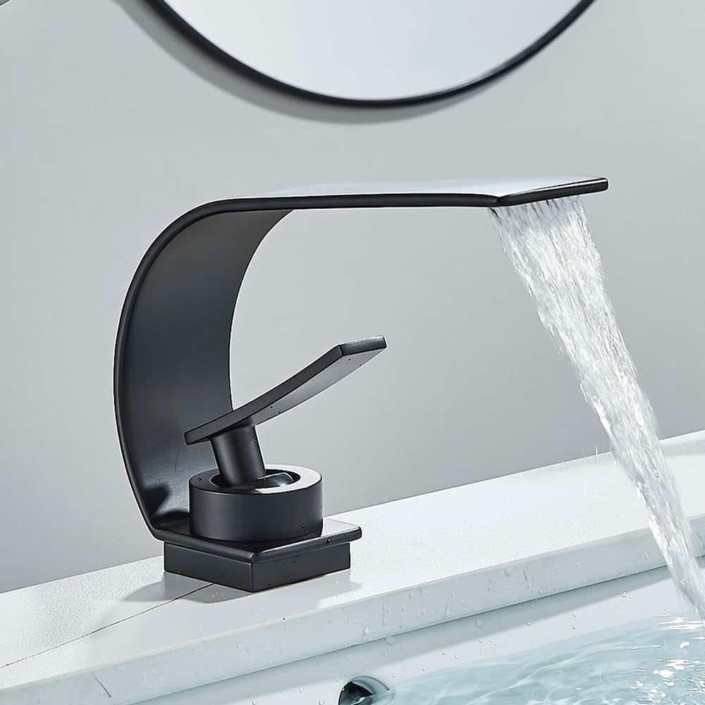 Robinet cascade salle de bain en laiton