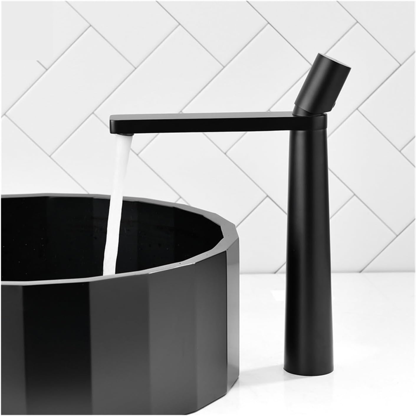 Robinet haut pour vasque salle de bain en laiton