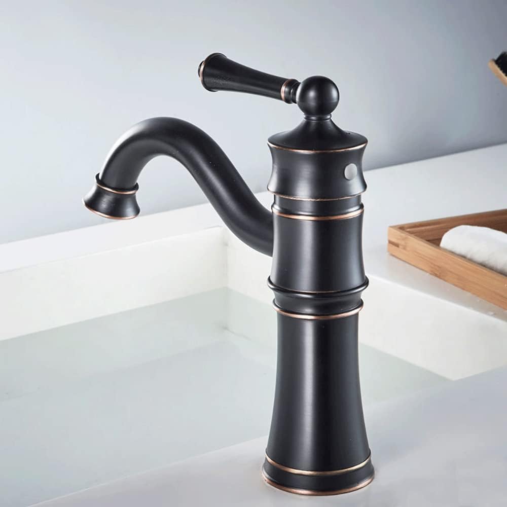 Robinet salle de bain vintage en laiton