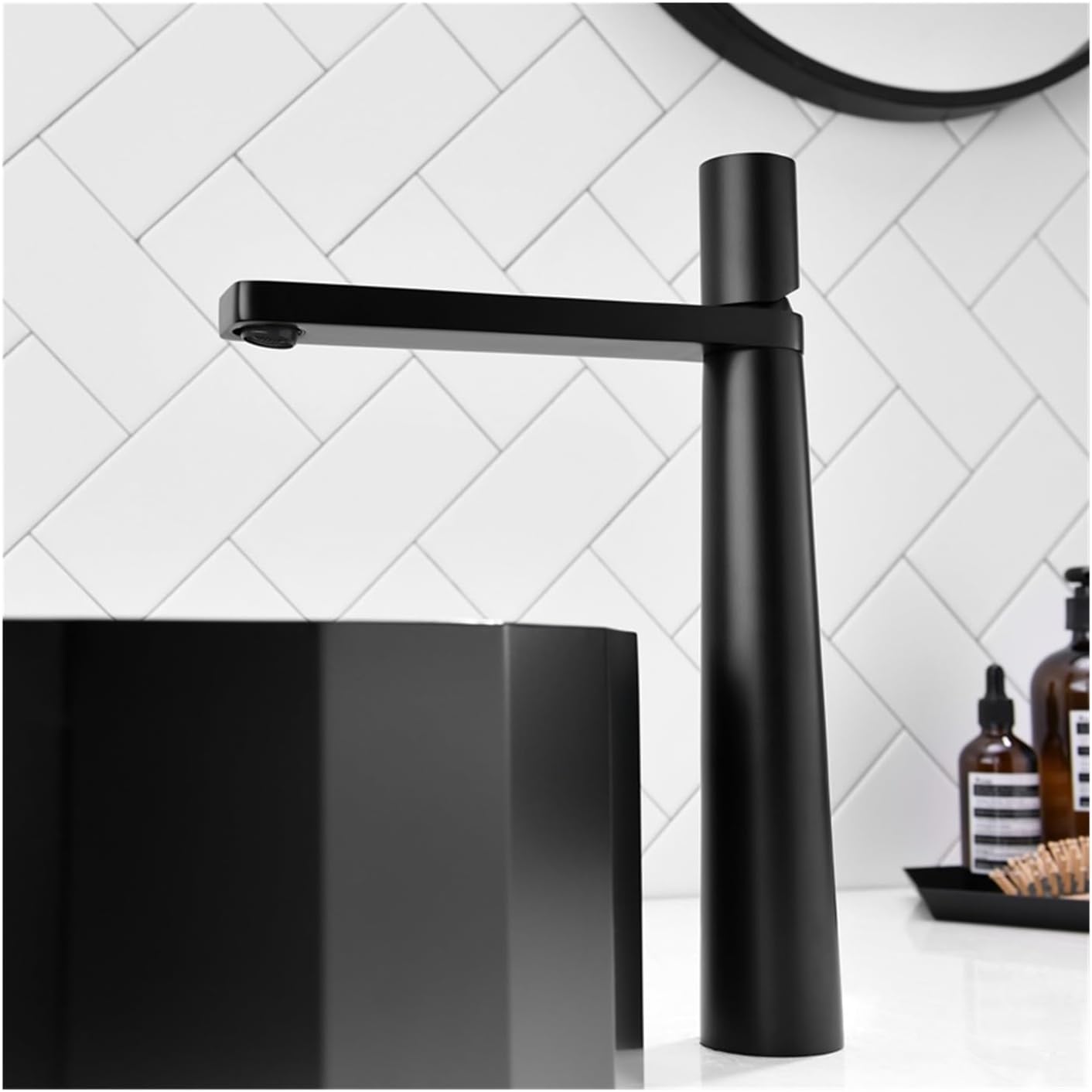 Robinet haut pour vasque salle de bain en laiton