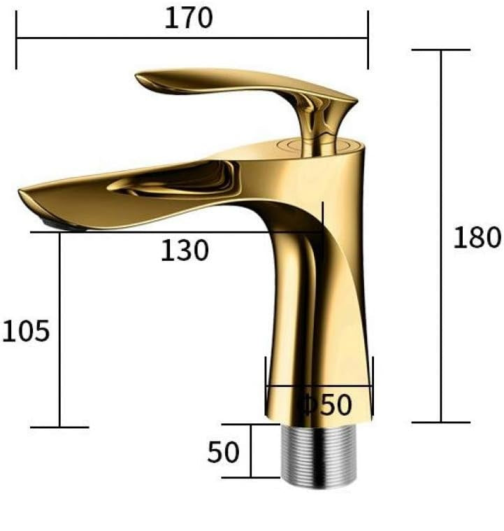 Robinet salle de bain en laiton