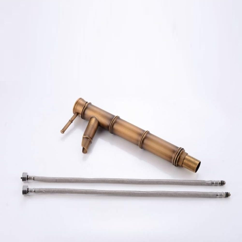 Robinet haut cascade pour vasque en laiton