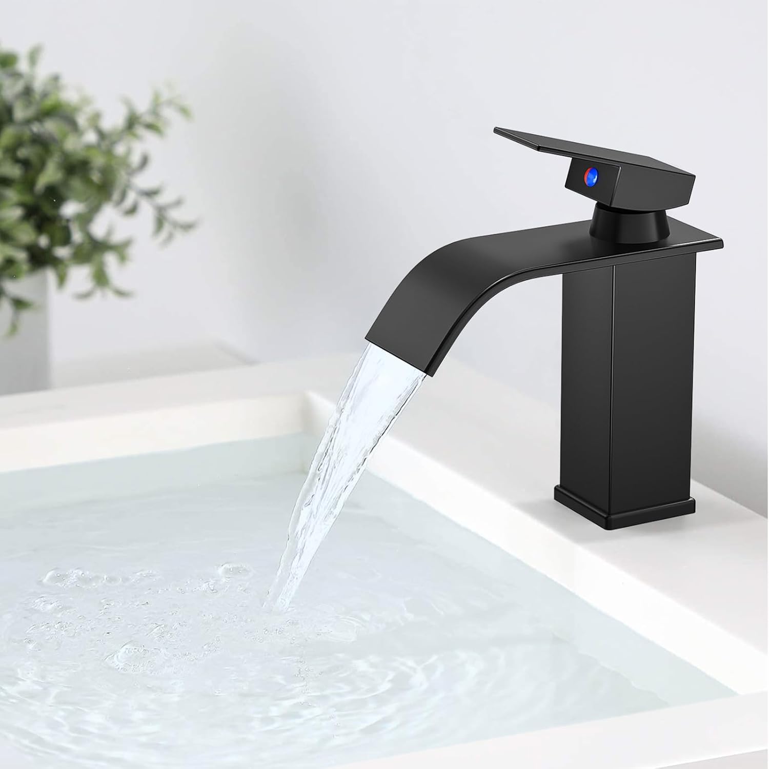 Robinet cascade salle de bain en laiton