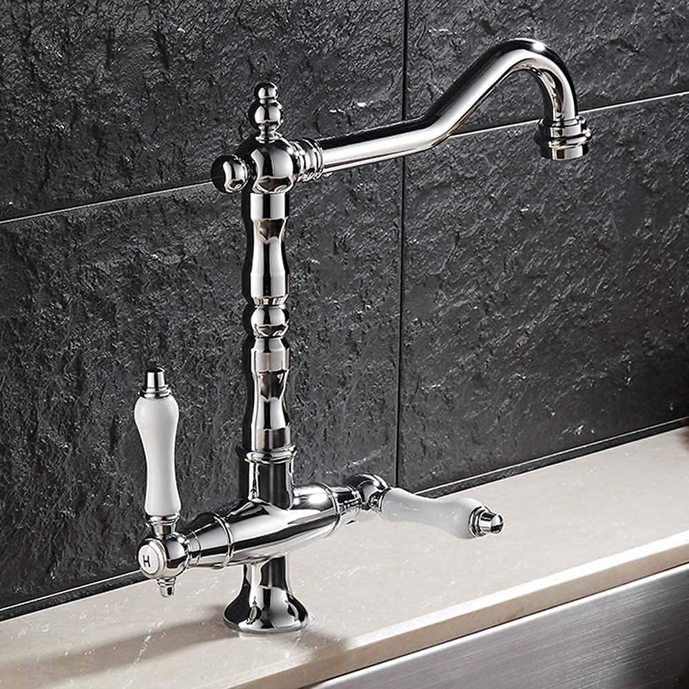 Robinet cuisine vintage purificateur d'eau en laiton