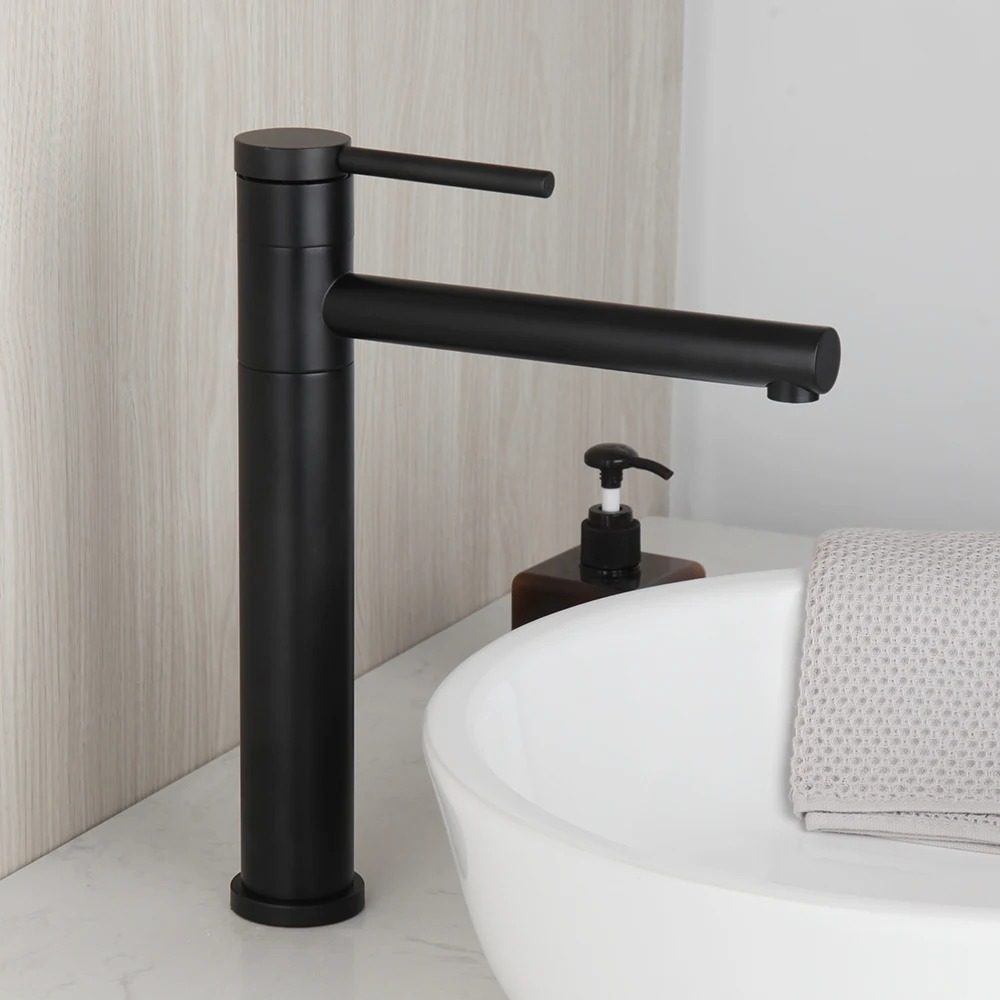 Robinet haut pour vasque salle de bain en laiton