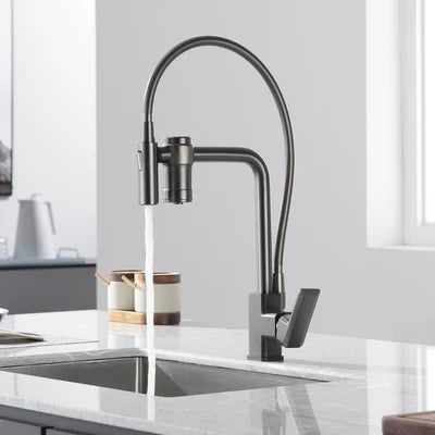 Robinet cuisine flexible en laiton
