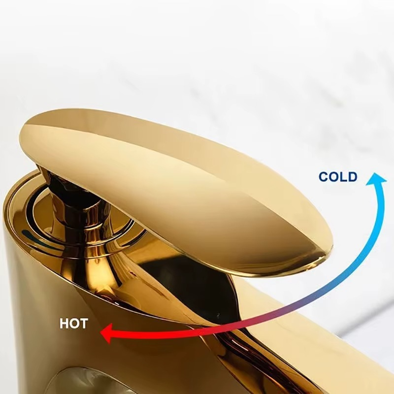 Robinet salle de bain en laiton