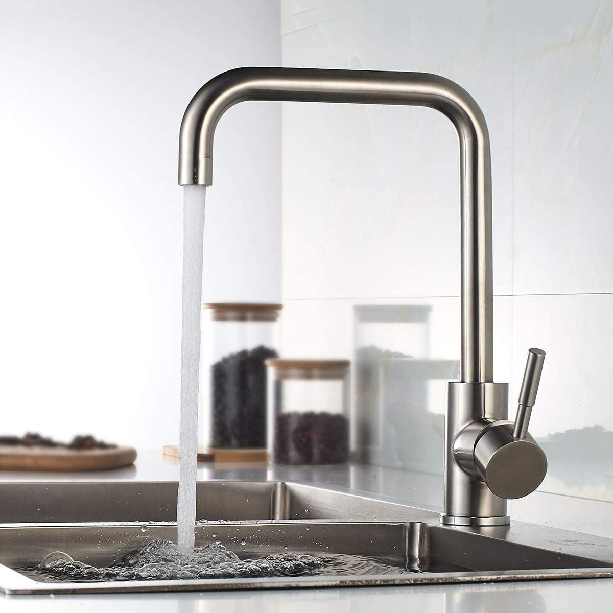 Robinet cuisine  en inox