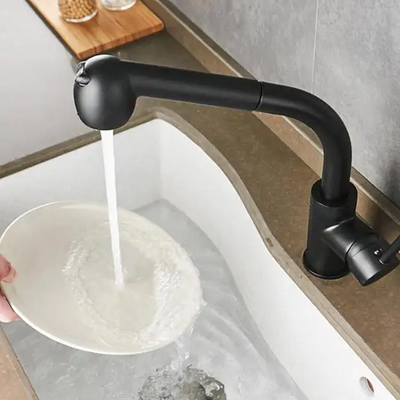 Robinet cuisine douchette avec 2 jets modulables