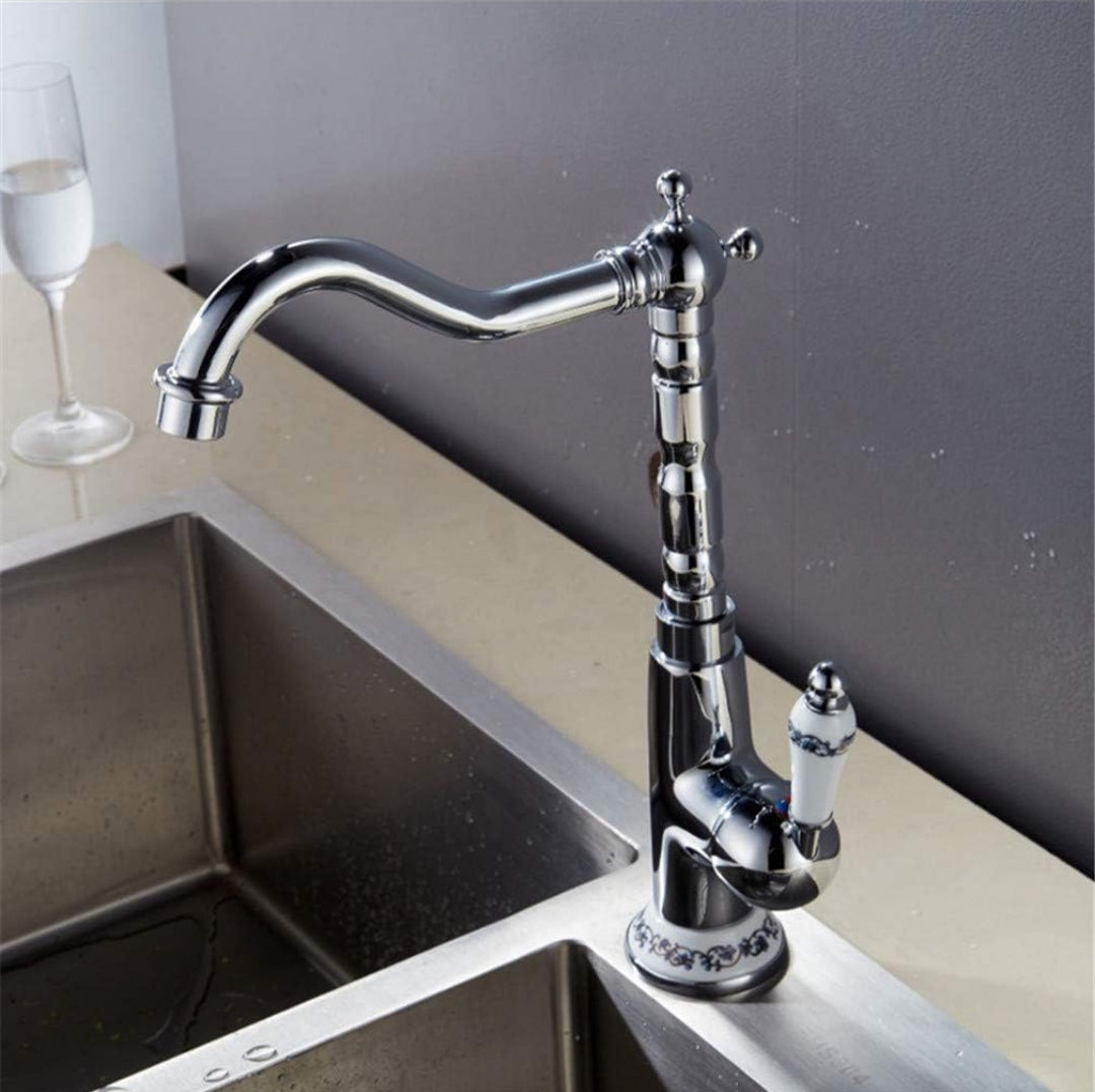 Robinet vintage pour cuisine en laiton