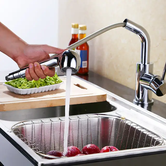 Robinet cuisine douchette avec 2 jets modulables