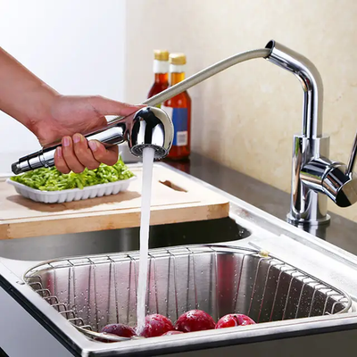 Robinet cuisine douchette avec 2 jets modulables