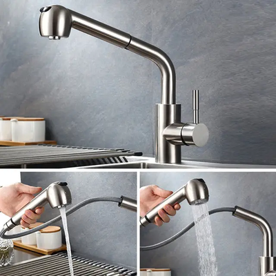 Robinet cuisine douchette avec 2 jets modulables