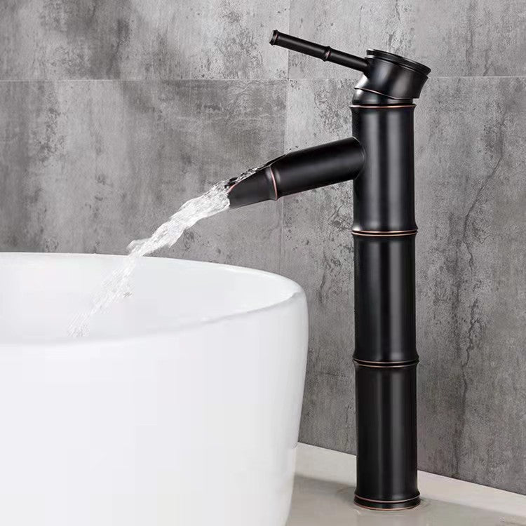 Robinet haut cascade pour vasque en laiton